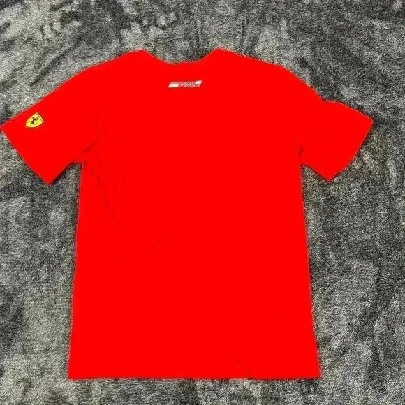 Ferrari Racing Formula 1 Scuderi Sebastian Vettel T-Shirt Size 152 Youth M/L - Picture 7 of 10
